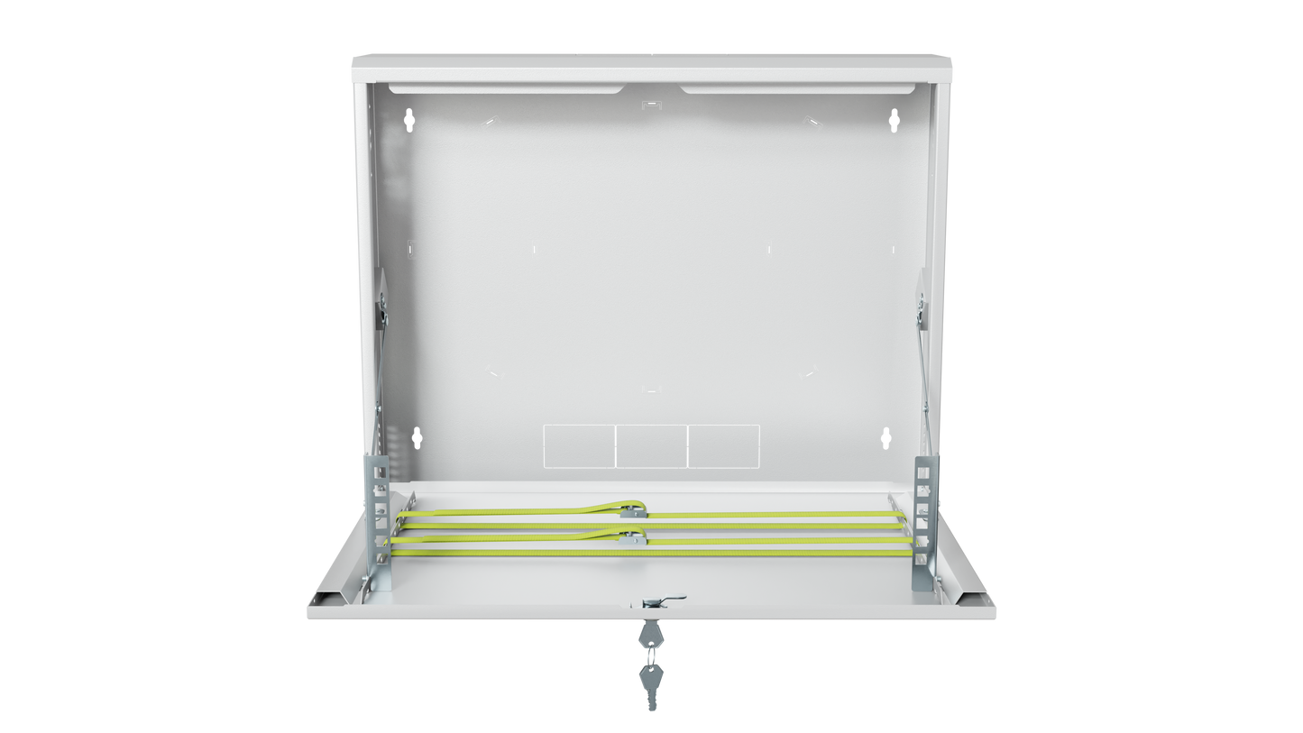 open view of cctv rack