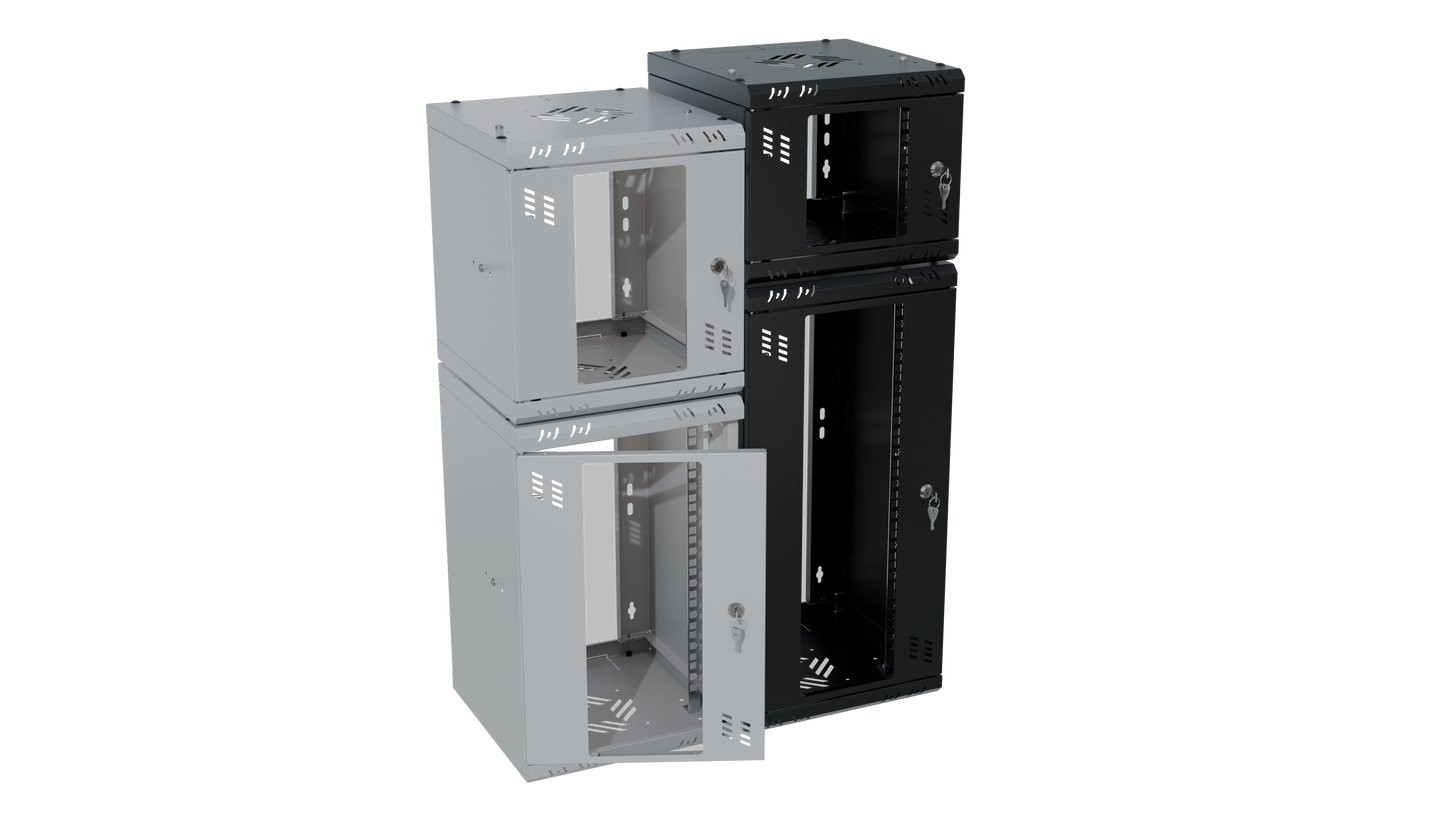 10" Network Rack Cabinet with Glass Door – Standard Series