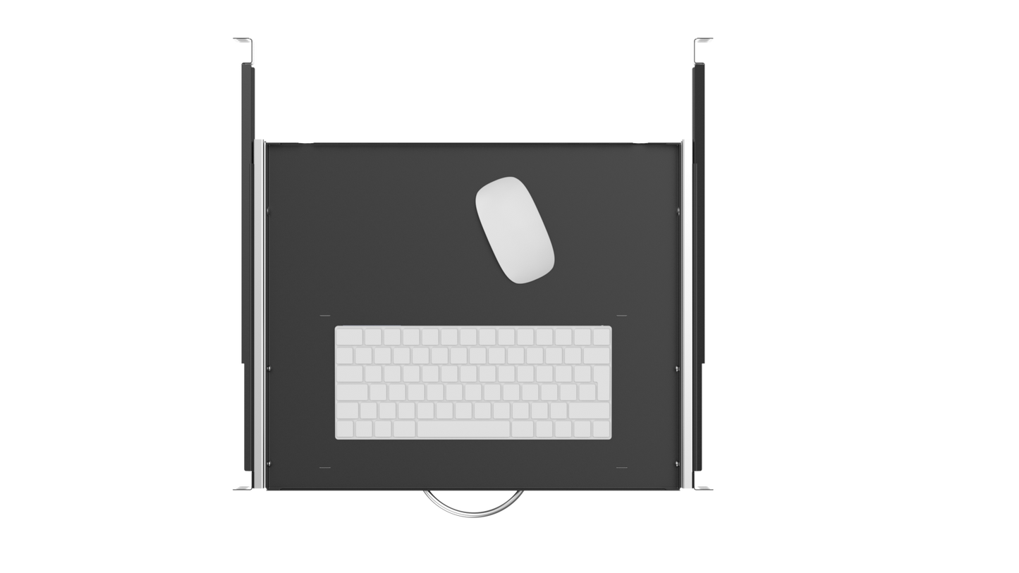 19" Keyboard & Mouse Rack Shelves