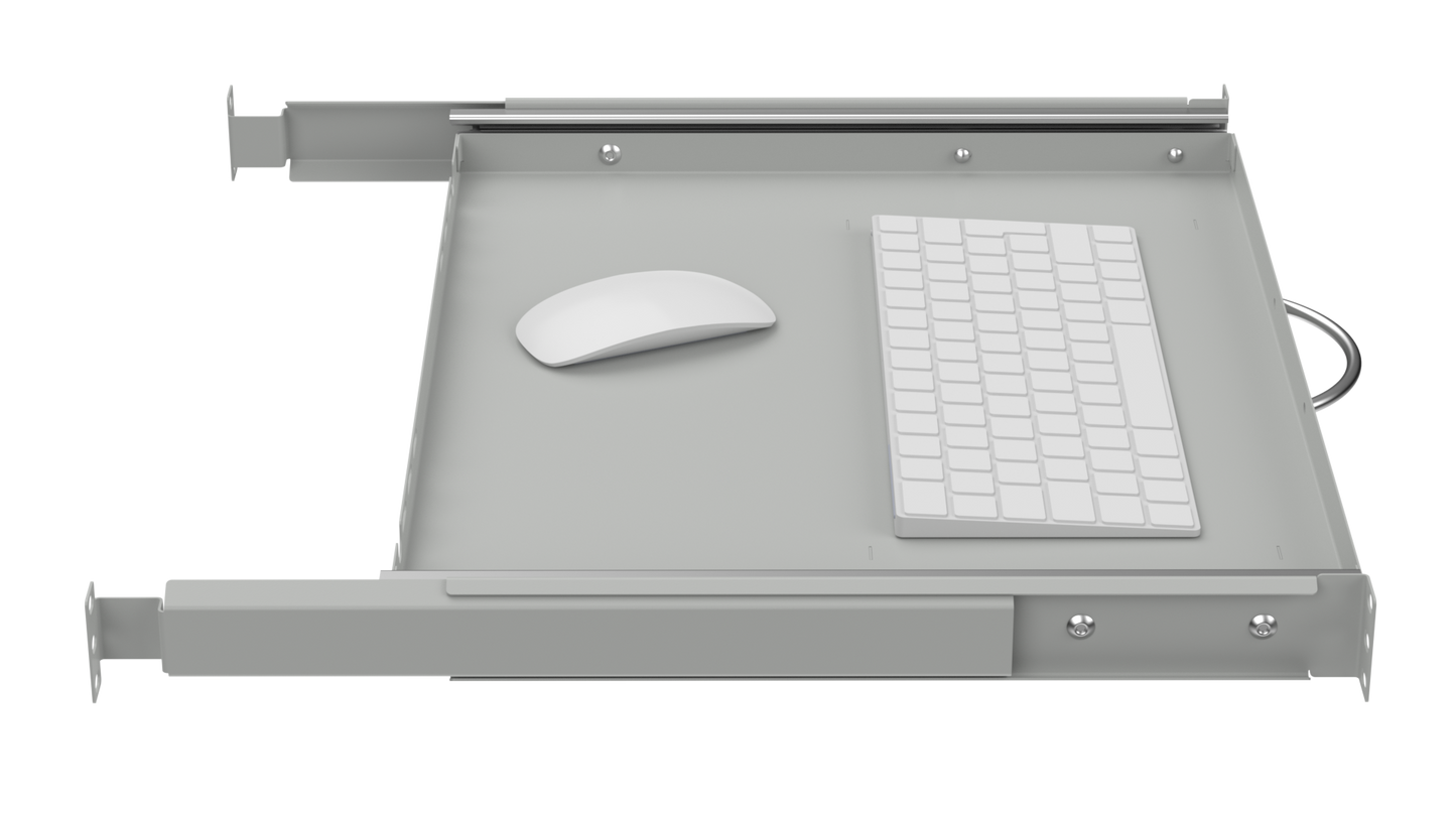 19" Keyboard & Mouse Rack Shelves