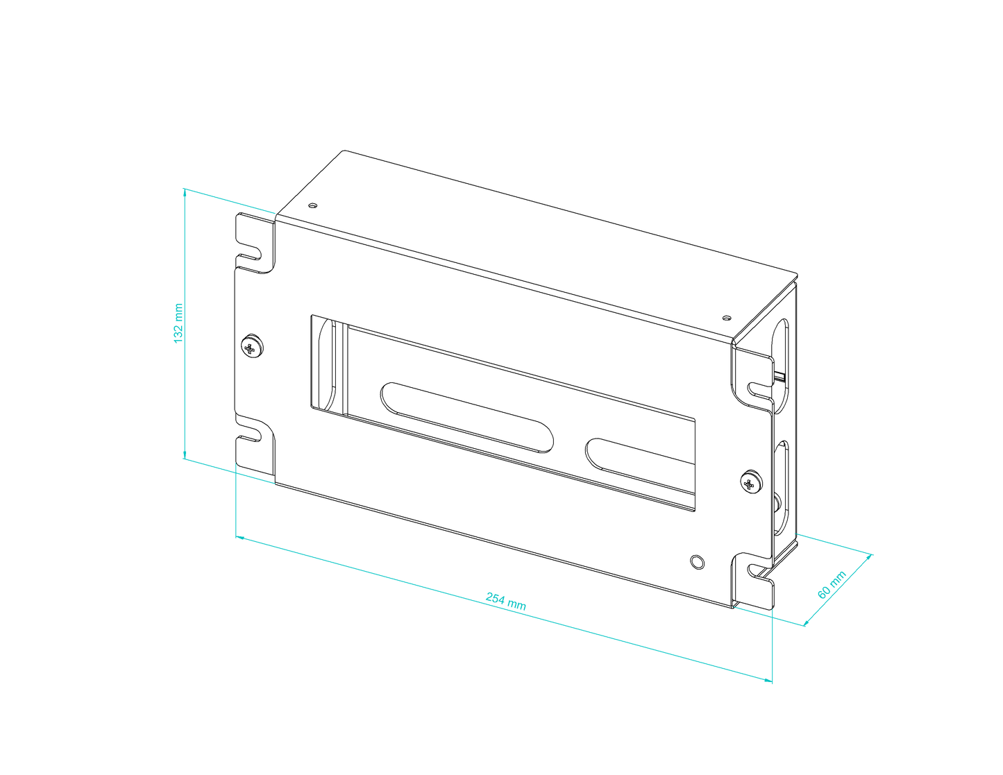 10" Rack Mount Power Distribution Panel