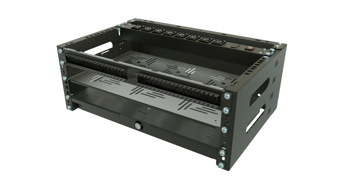 19" 2U-6U Wall Mounted RACK Mount Handle