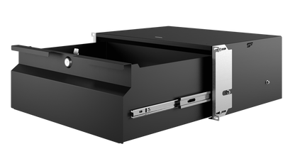 19" Rack Mount Drawers 1U/4U Black/Grey
