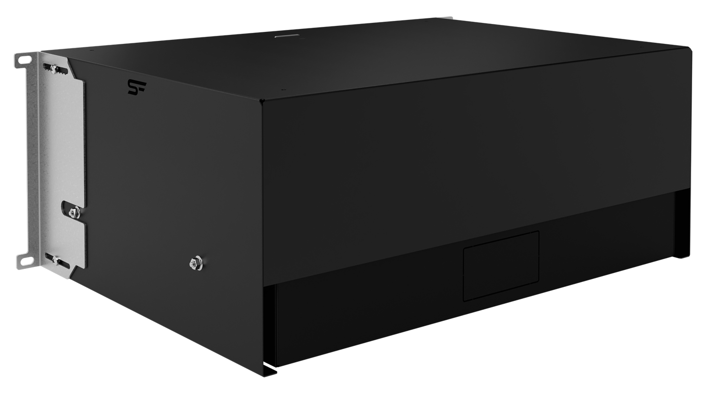 19" Rack Mount Drawers 1U/4U Black/Grey