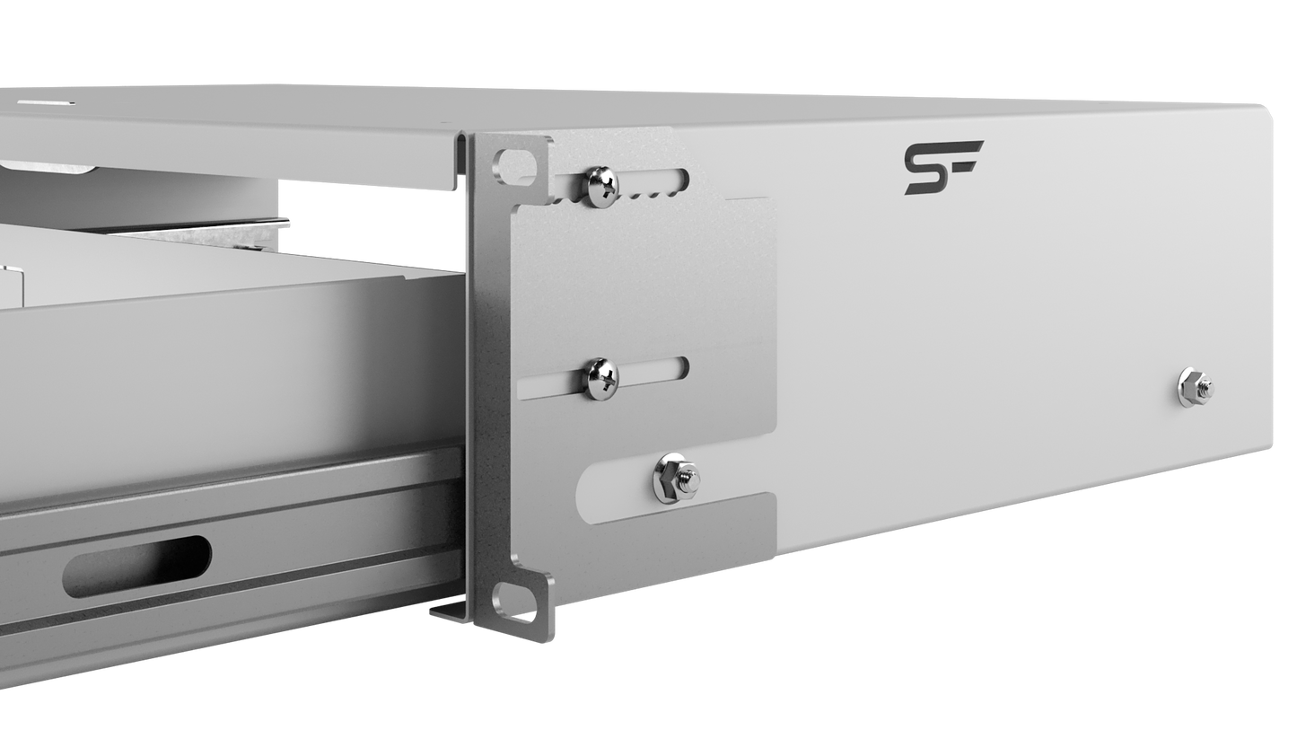 19" Rack Mount Drawers 1U/4U Black/Grey