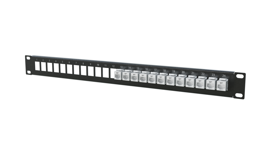 Blank RJ45 Keystone Patch Panel Frame
