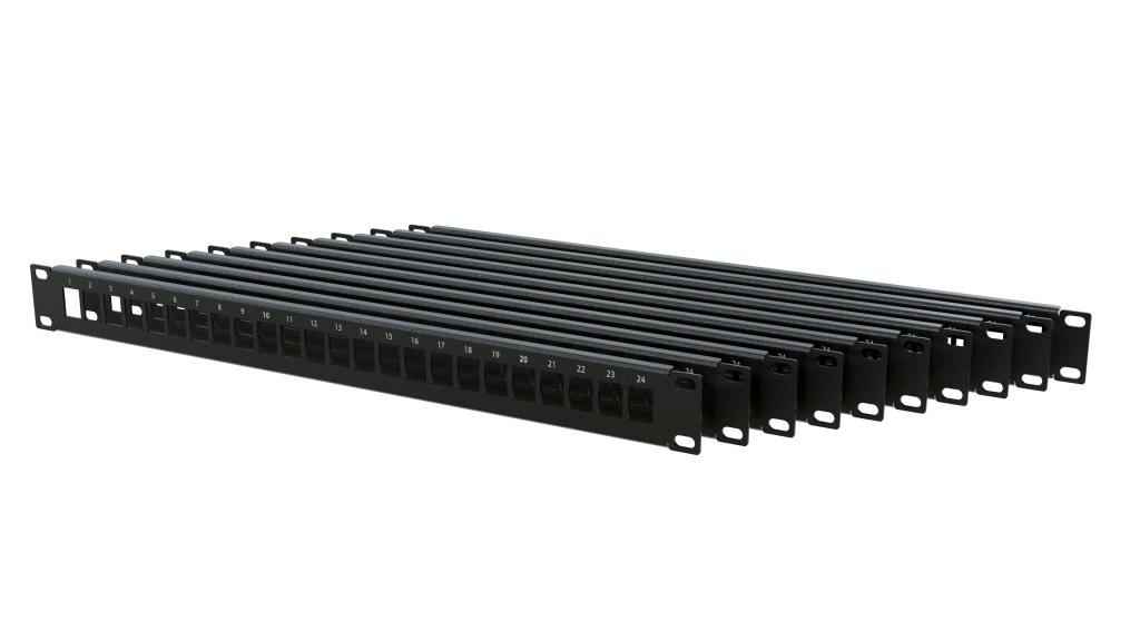 Blank RJ45 Keystone Patch Panel Frame
