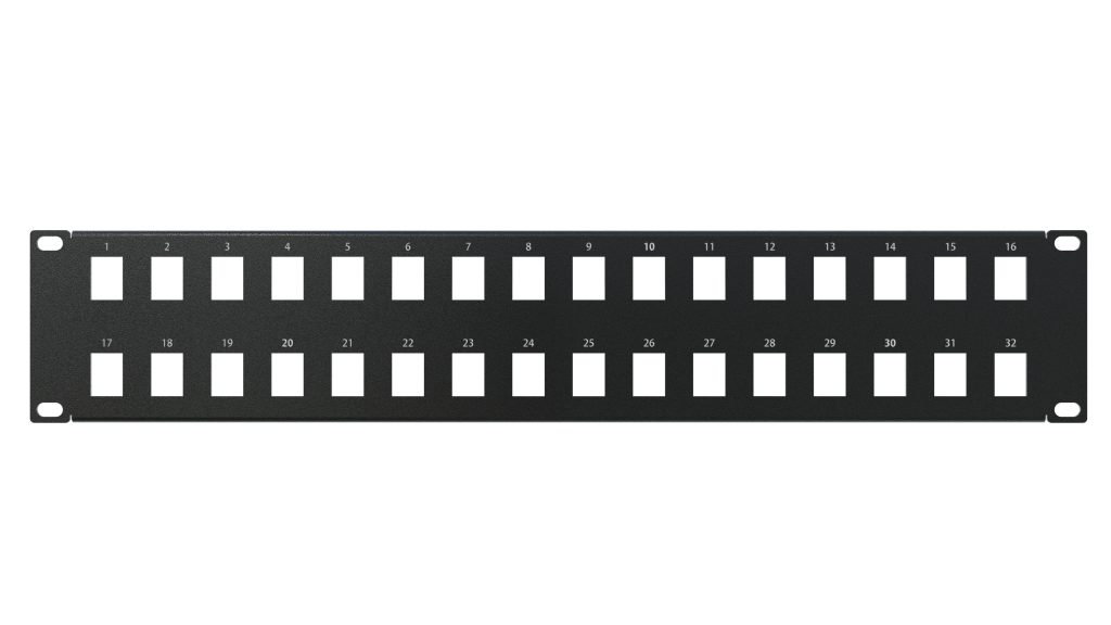 Blank RJ45 Keystone Patch Panel Frame