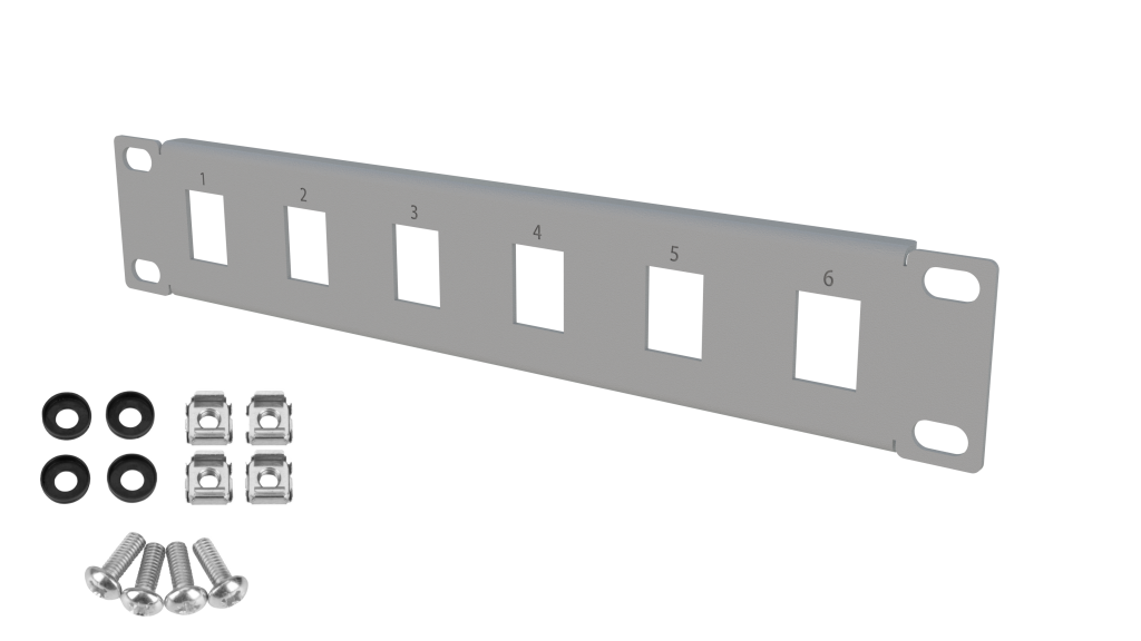 Blank RJ45 Keystone Patch Panel Frame