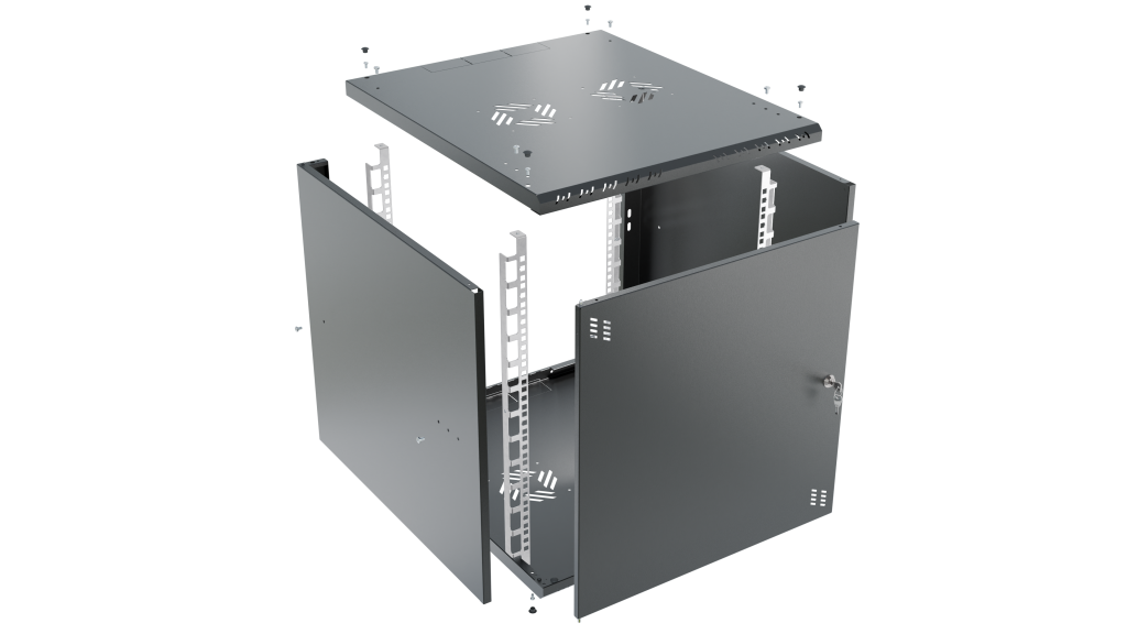 19 inch Rack Cabinets with METAL Door - Standard Series