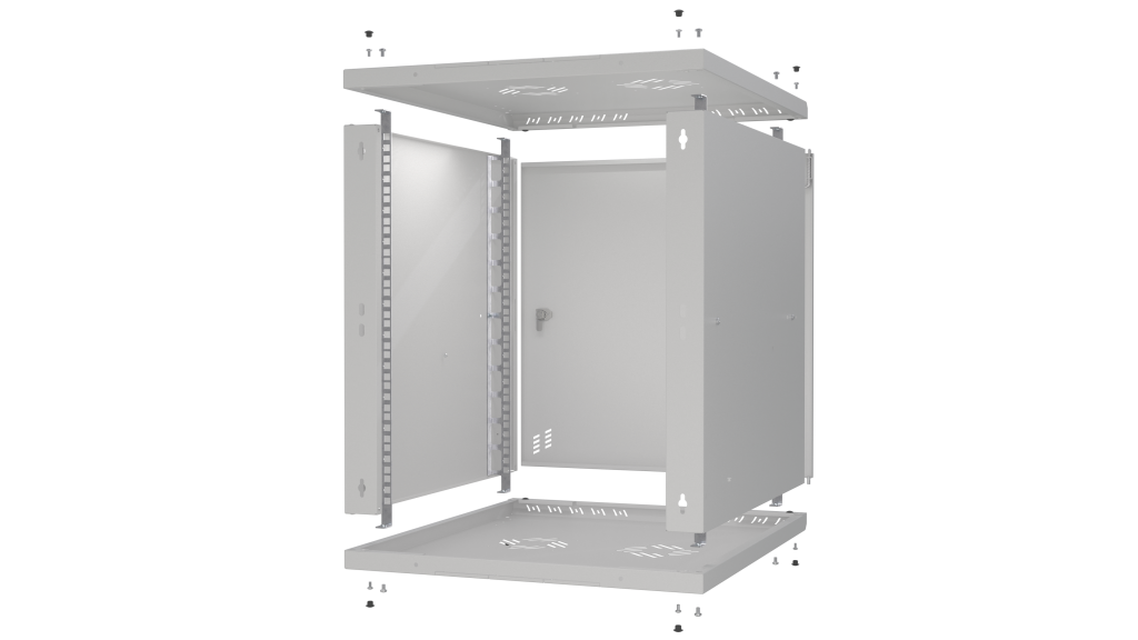 19 inch Rack Cabinets with METAL Door - Standard Series