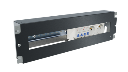 19" Rack Mount Closed Power Distribution Panel