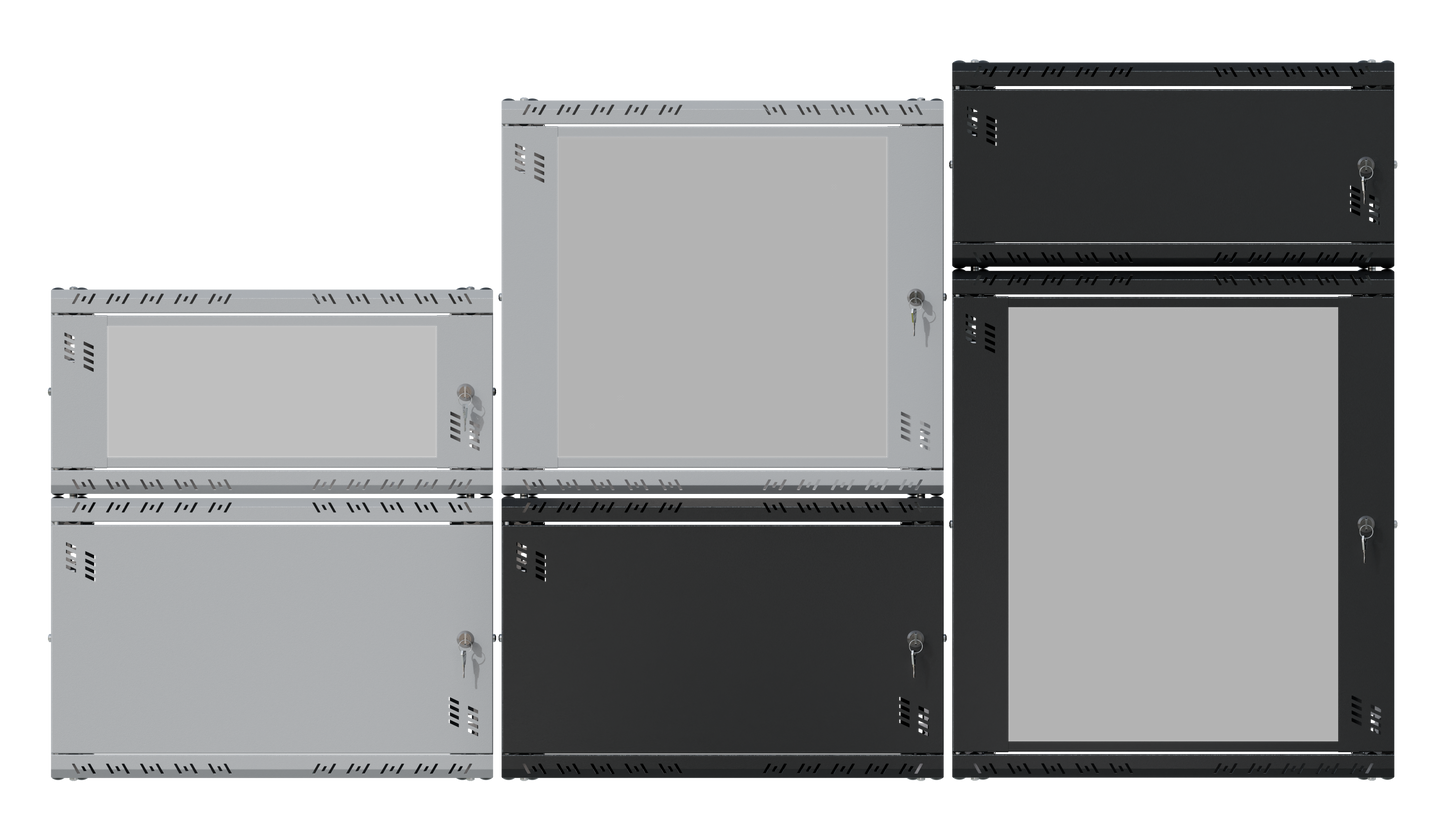 19 inch Rack Cabinets with Glass Door - Standard Series