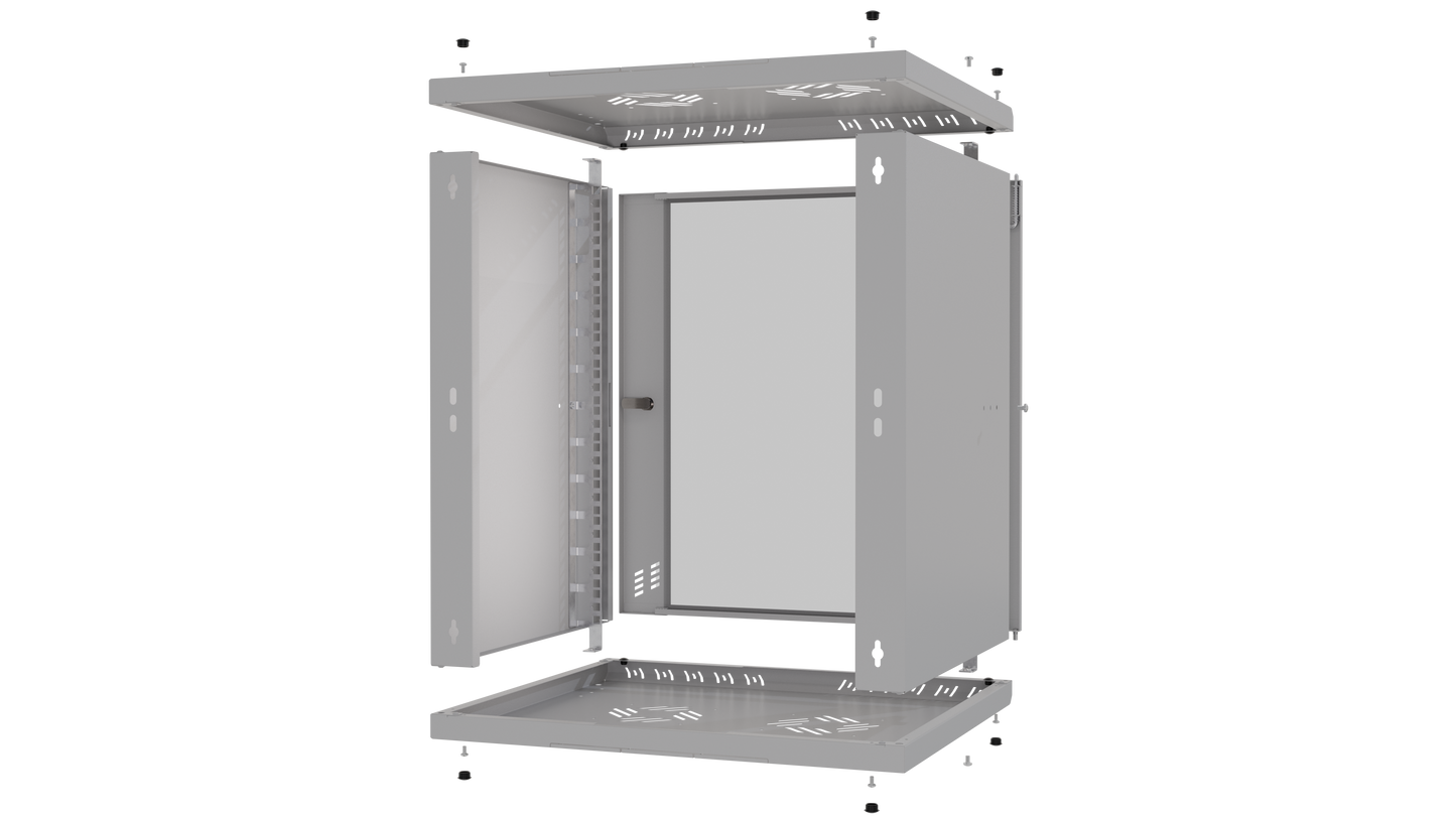 19 inch Rack Cabinets with Glass Door - Standard Series