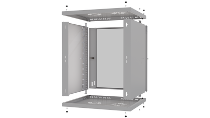 19 inch Rack Cabinets with Glass Door - Standard Series