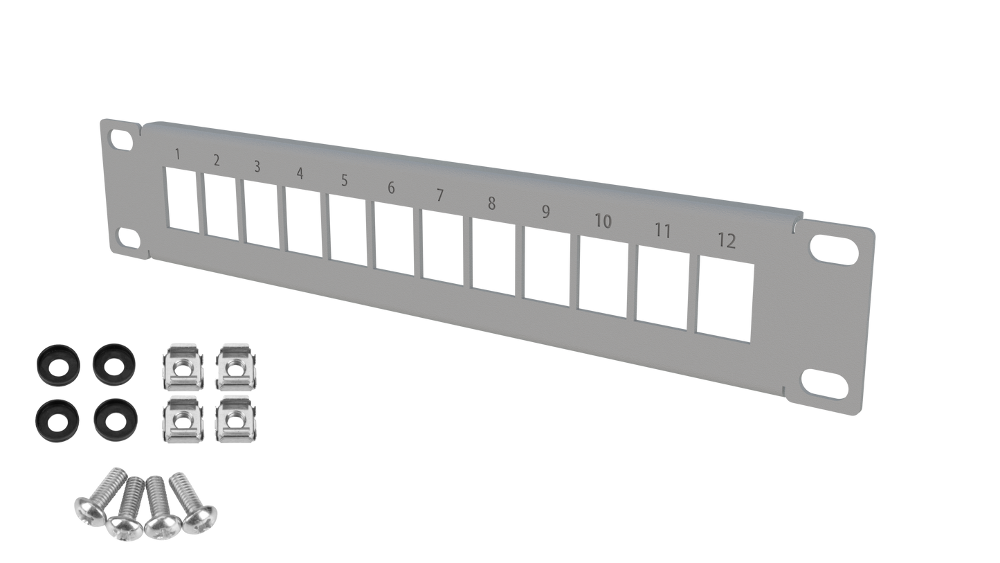 Blank RJ45 Keystone Patch Panels Frame