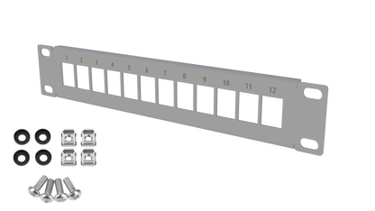 Blank RJ45 Keystone Patch Panels Frame
