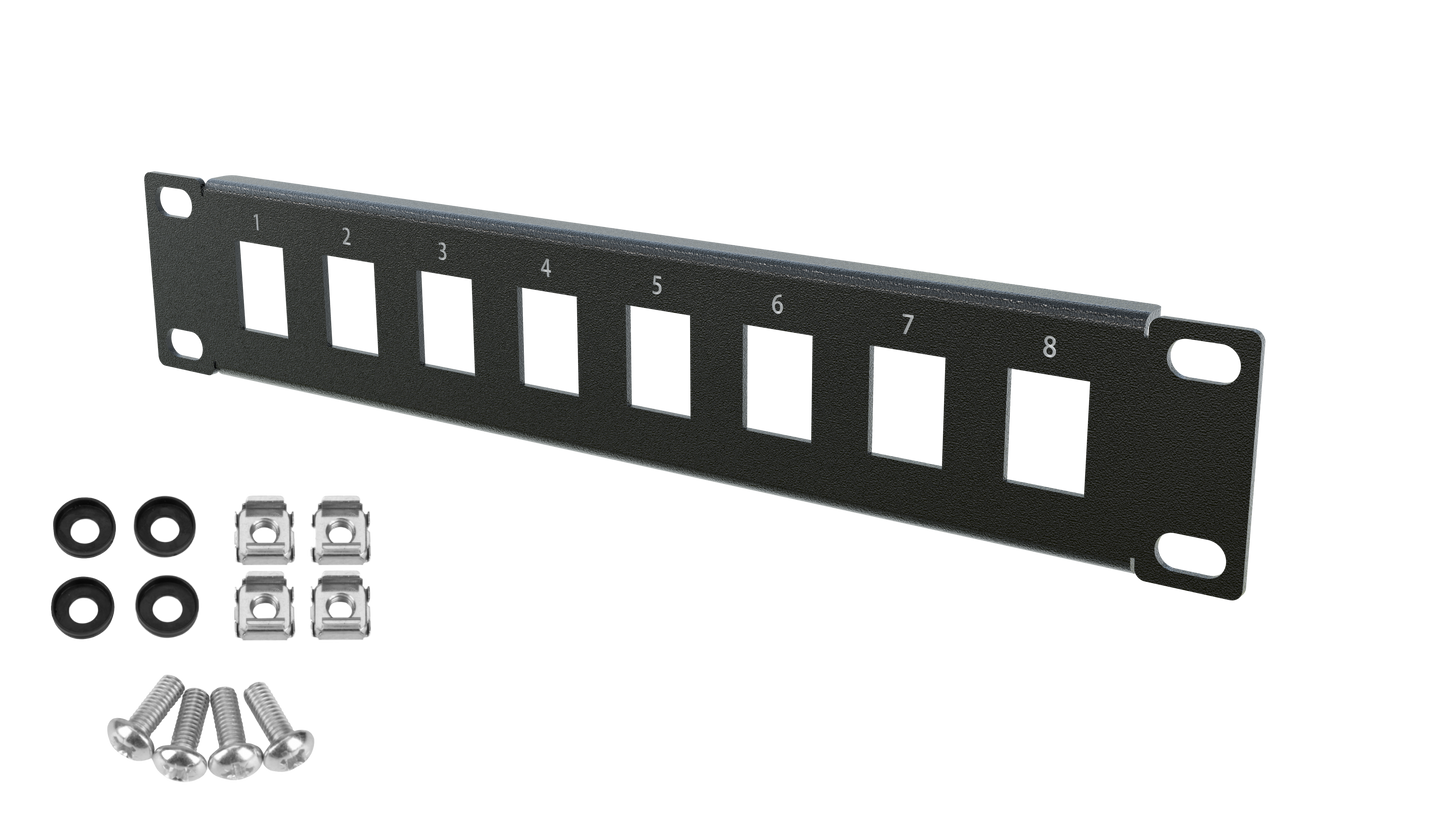 Blank RJ45 Keystone Patch Panels Frame