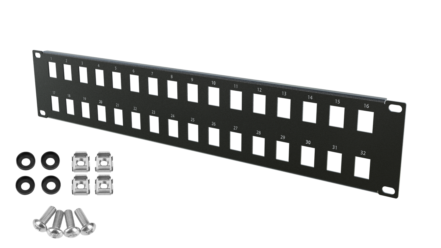Blank RJ45 Keystone Patch Panels Frame