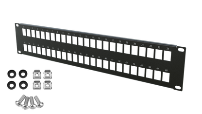 Blank RJ45 Keystone Patch Panels Frame