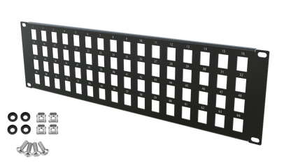 Blank RJ45 Keystone Patch Panels Frame