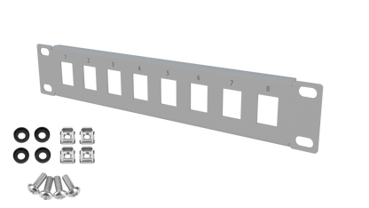Blank RJ45 Keystone Patch Panels Frame