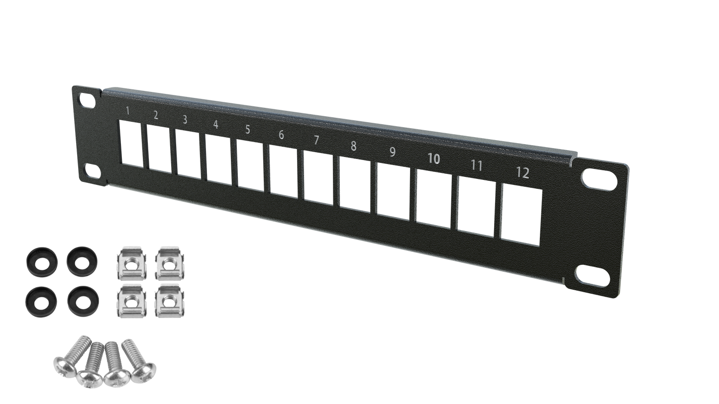 Blank RJ45 Keystone Patch Panels Frame