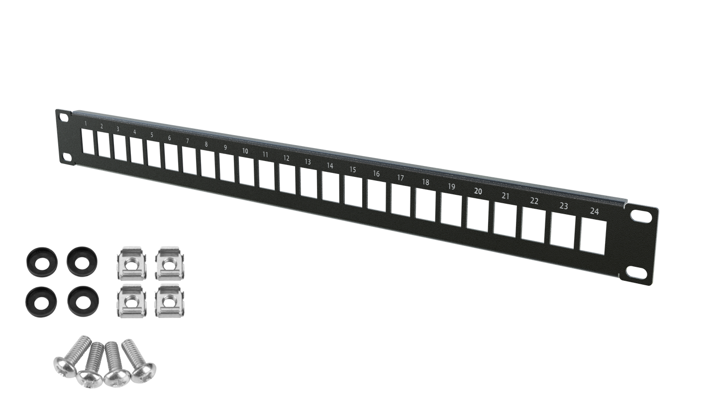 Blank RJ45 Keystone Patch Panels Frame