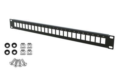 Blank RJ45 Keystone Patch Panels Frame