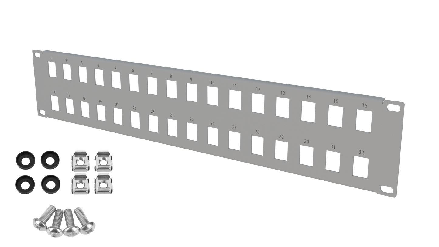 Blank RJ45 Keystone Patch Panels Frame