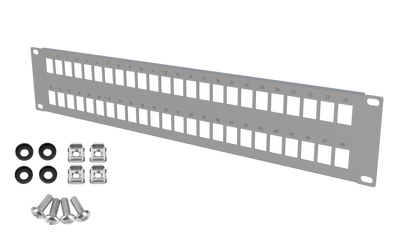 Blank RJ45 Keystone Patch Panels Frame