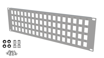 Blank RJ45 Keystone Patch Panels Frame