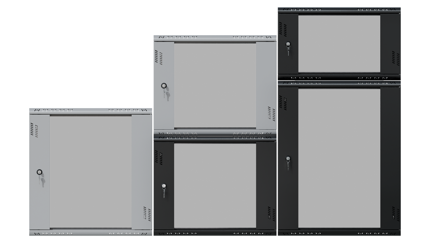 19 inch Rack Cabinets with Glass Door - Professional Series