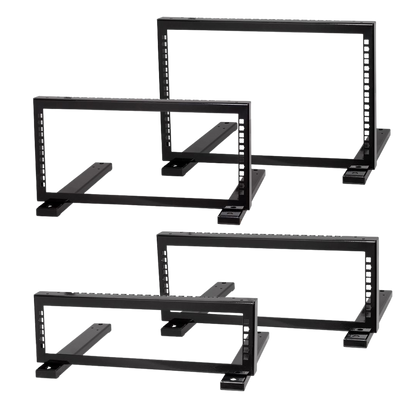 19" 2U-6U RACK Mount Desktop Stand Open Front Frame