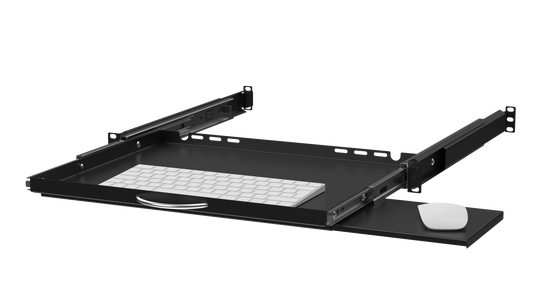 19" Keyboard & Mouse Rack Shelves