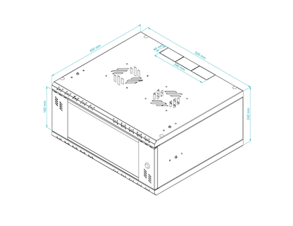 19 inch Rack Cabinets with Glass Door - Standard Series
