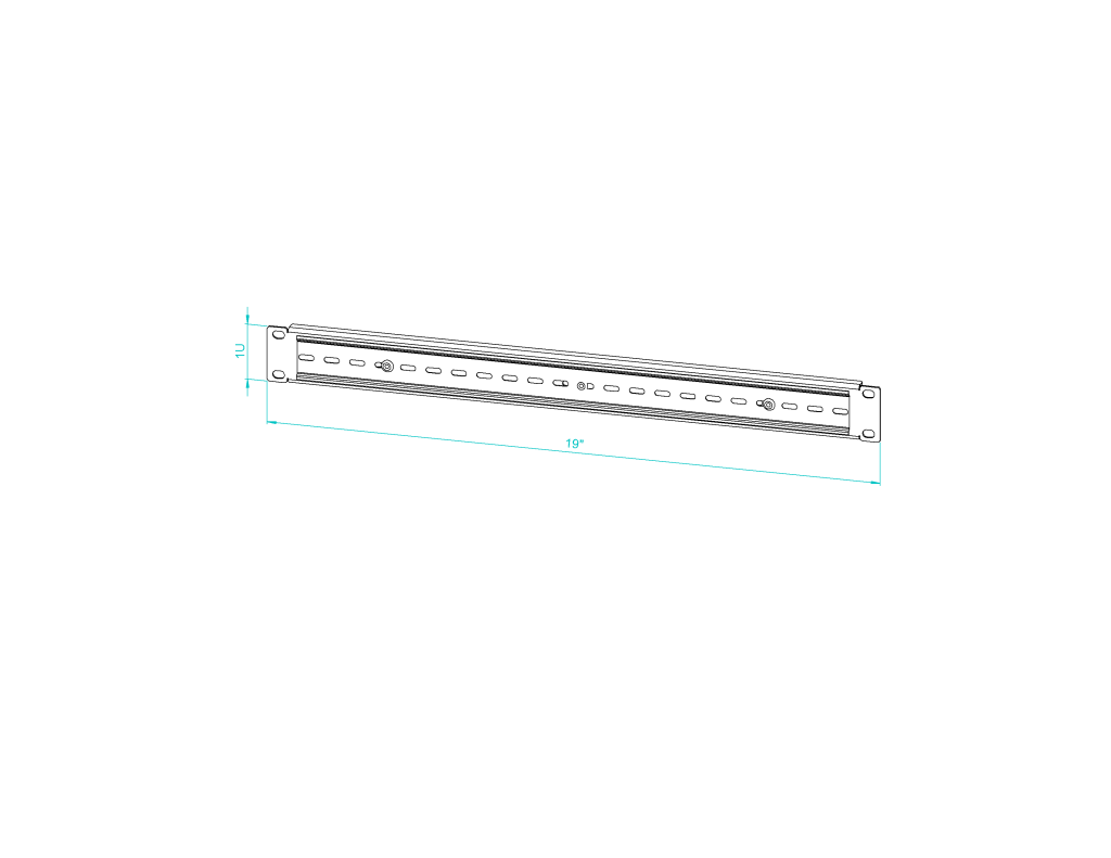 19" Rack Mount Power Distribution Panel