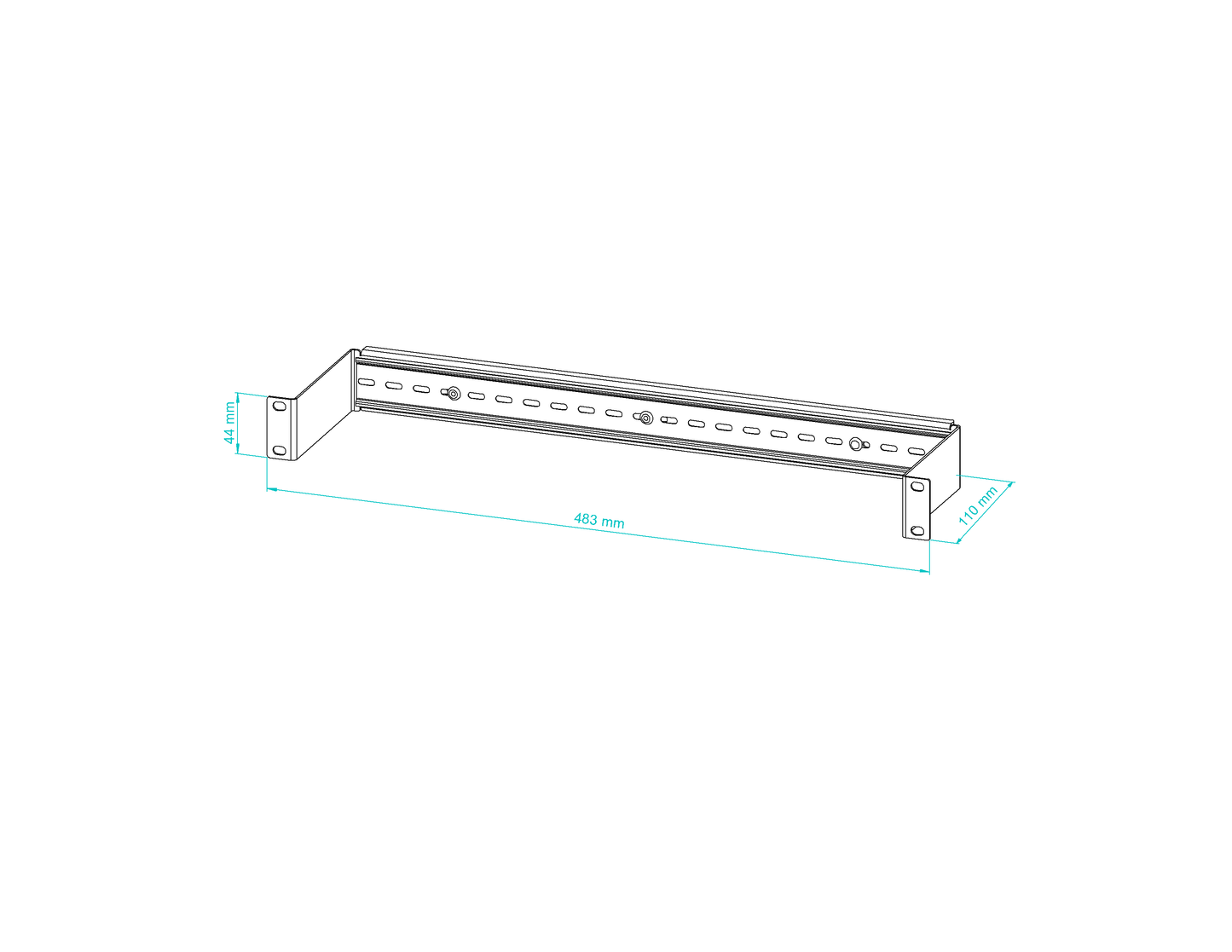 19" Rack Mount Power Distribution Panel