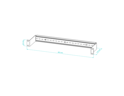 19" Rack Mount Power Distribution Panel