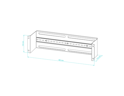 19" Rack Mount Power Distribution Panel