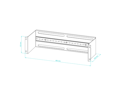 19" Rack Mount Power Distribution Panel