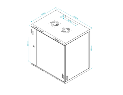 19 inch Rack Cabinets with Glass Door - Professional Series