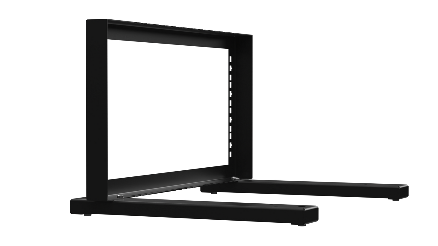 19" 2U-6U RACK Mount Desktop Stand Open Front Frame