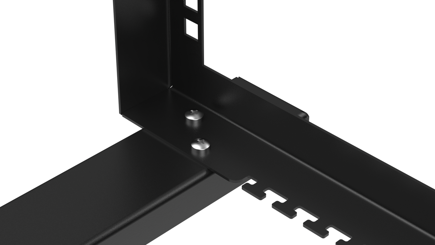19" 2U-6U RACK Mount Desktop Stand Open Front Frame