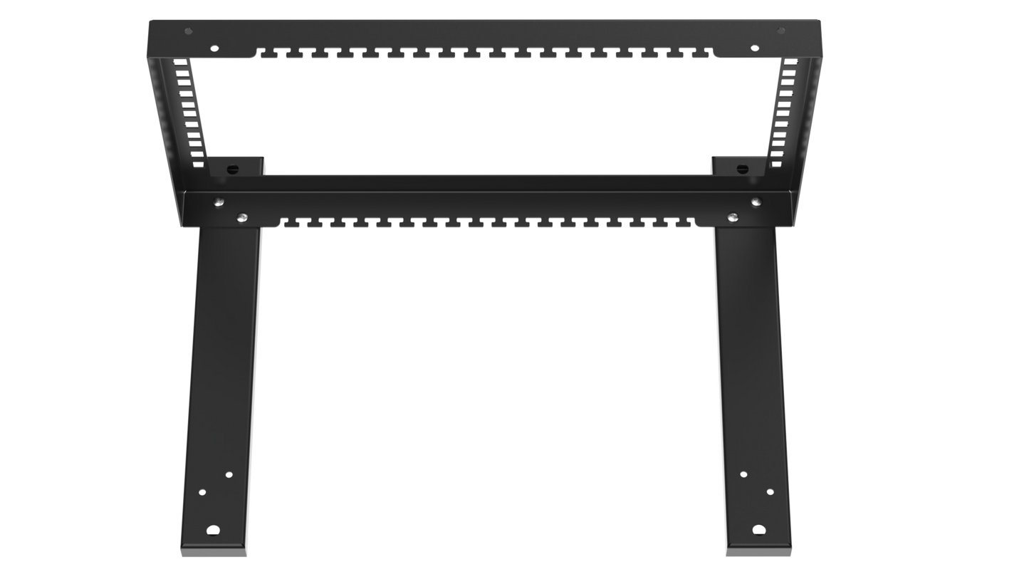 19" 2U-6U RACK Mount Desktop Stand Open Front Frame