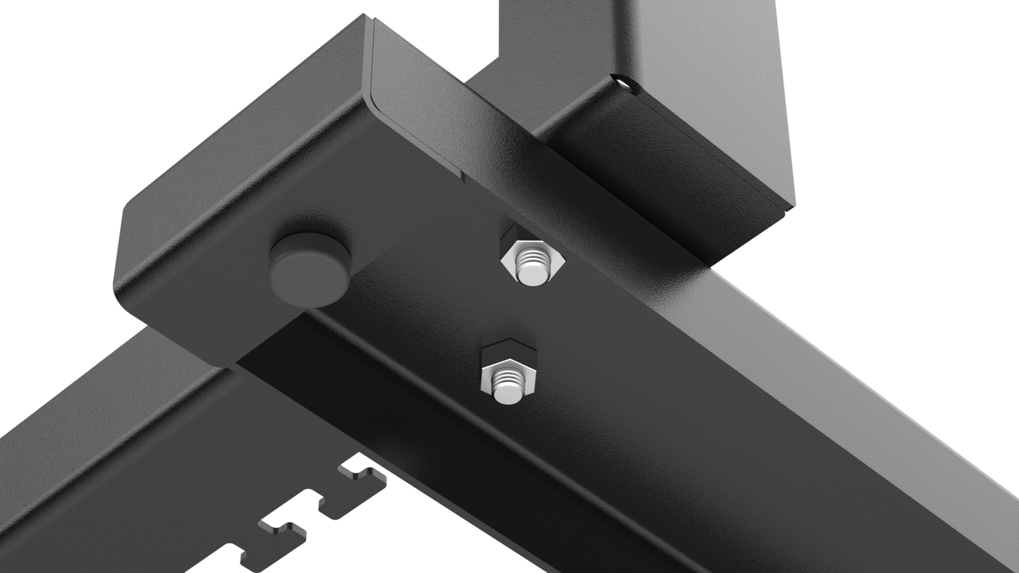 19" 2U-6U RACK Mount Desktop Stand Open Front Frame