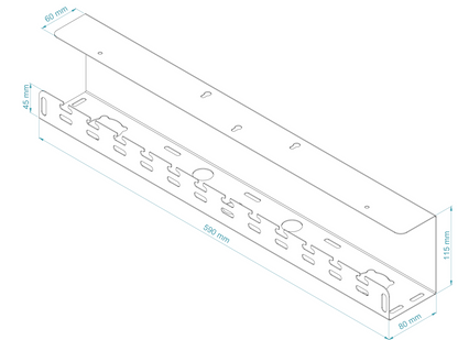 Under Desk Cable Management Tray