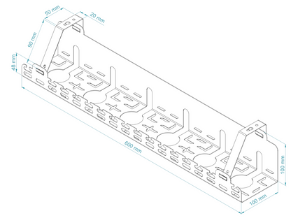 Under Desk Cable Management Tray