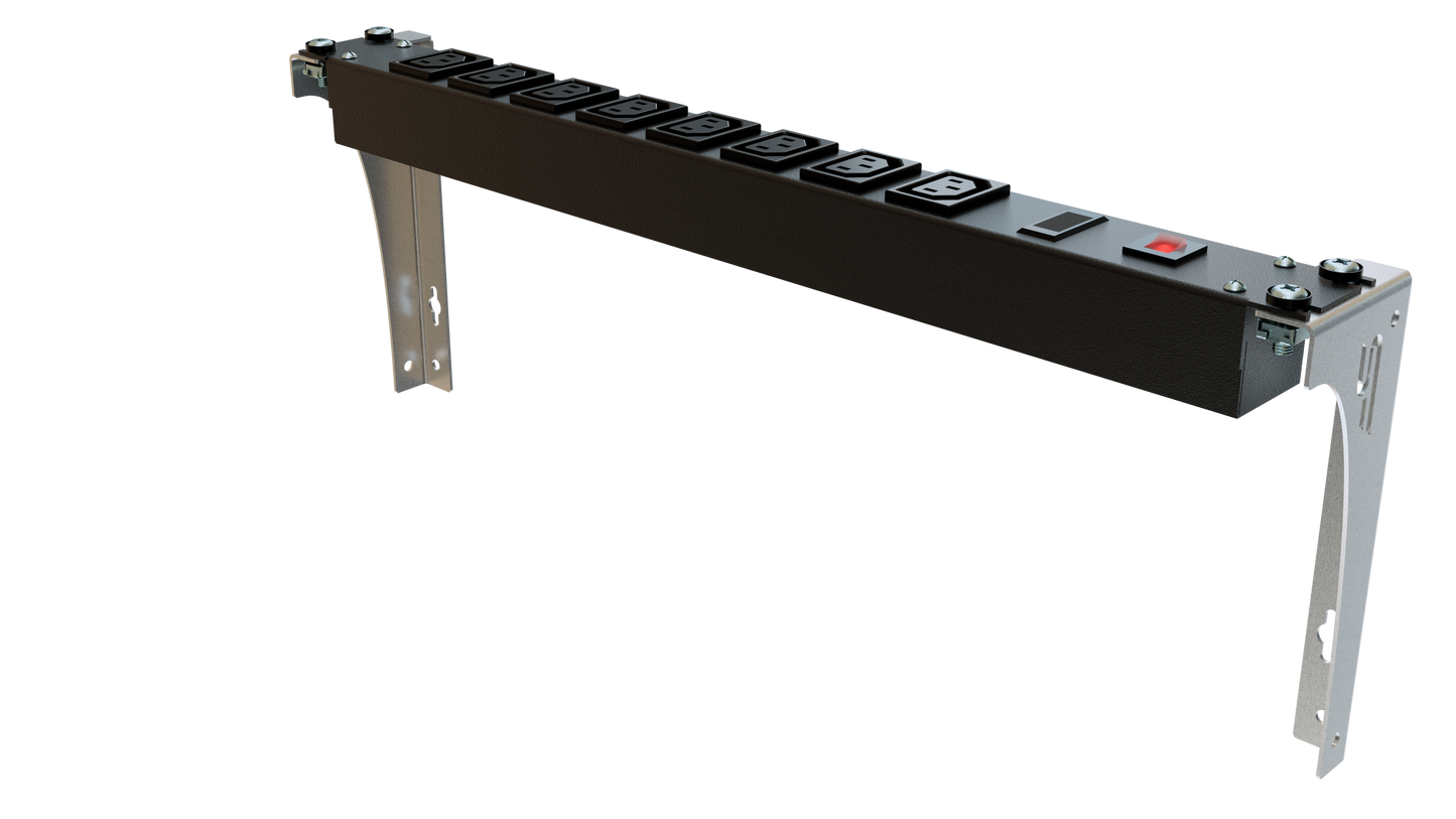 1U Wall or Desk Mount Bracket – 10"/19"