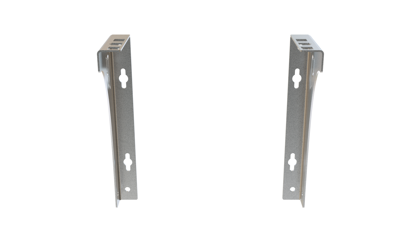 1U Wall or Desk Mount Bracket – 10"/19"
